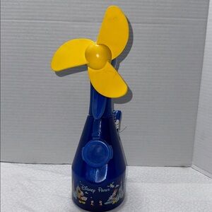 Disney Parks Misting Water Spray Bottle with Fan and Lanyard NEW